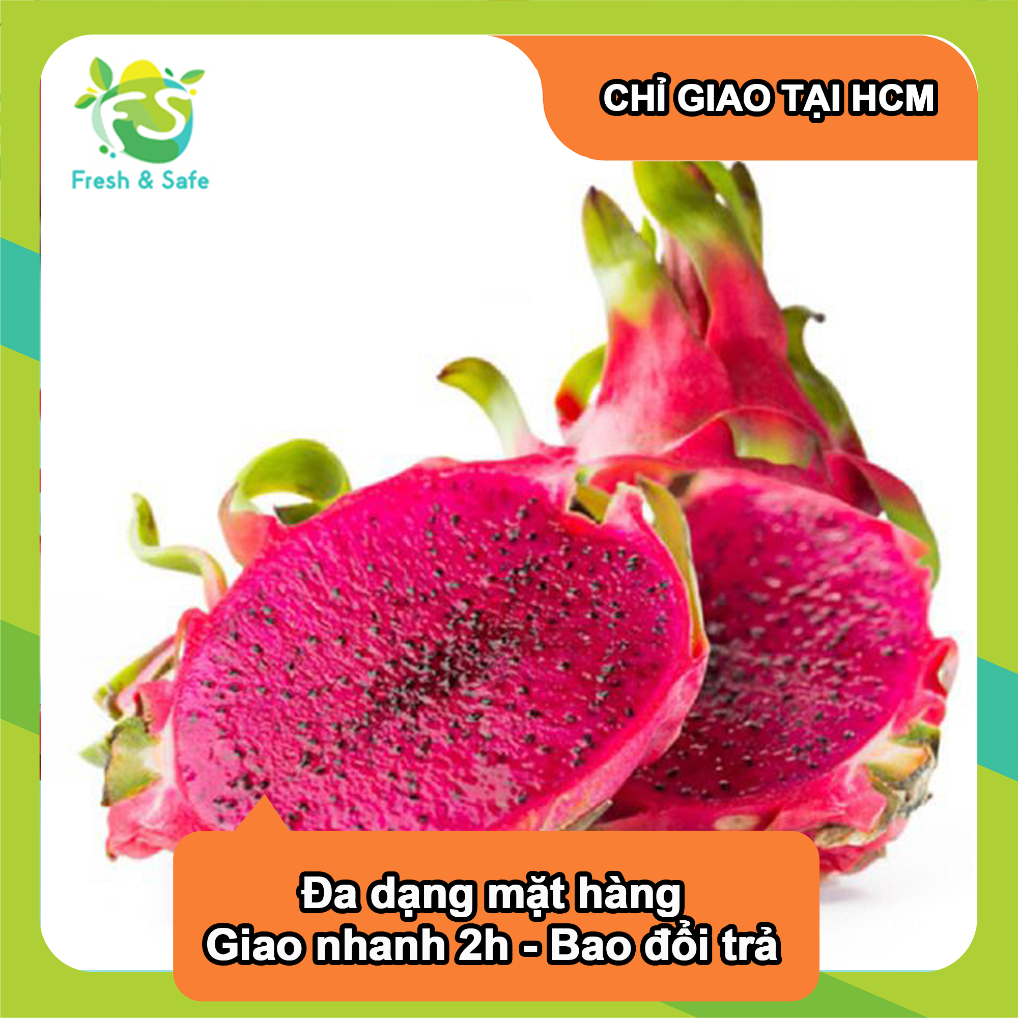 [Chỉ Giao HCM] Thanh Long Ruột Đỏ - trái 600g