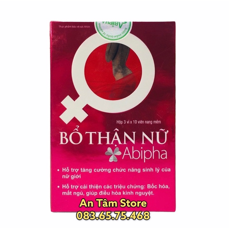 Bổ thận nữ Abipha (hộp 30 viên)