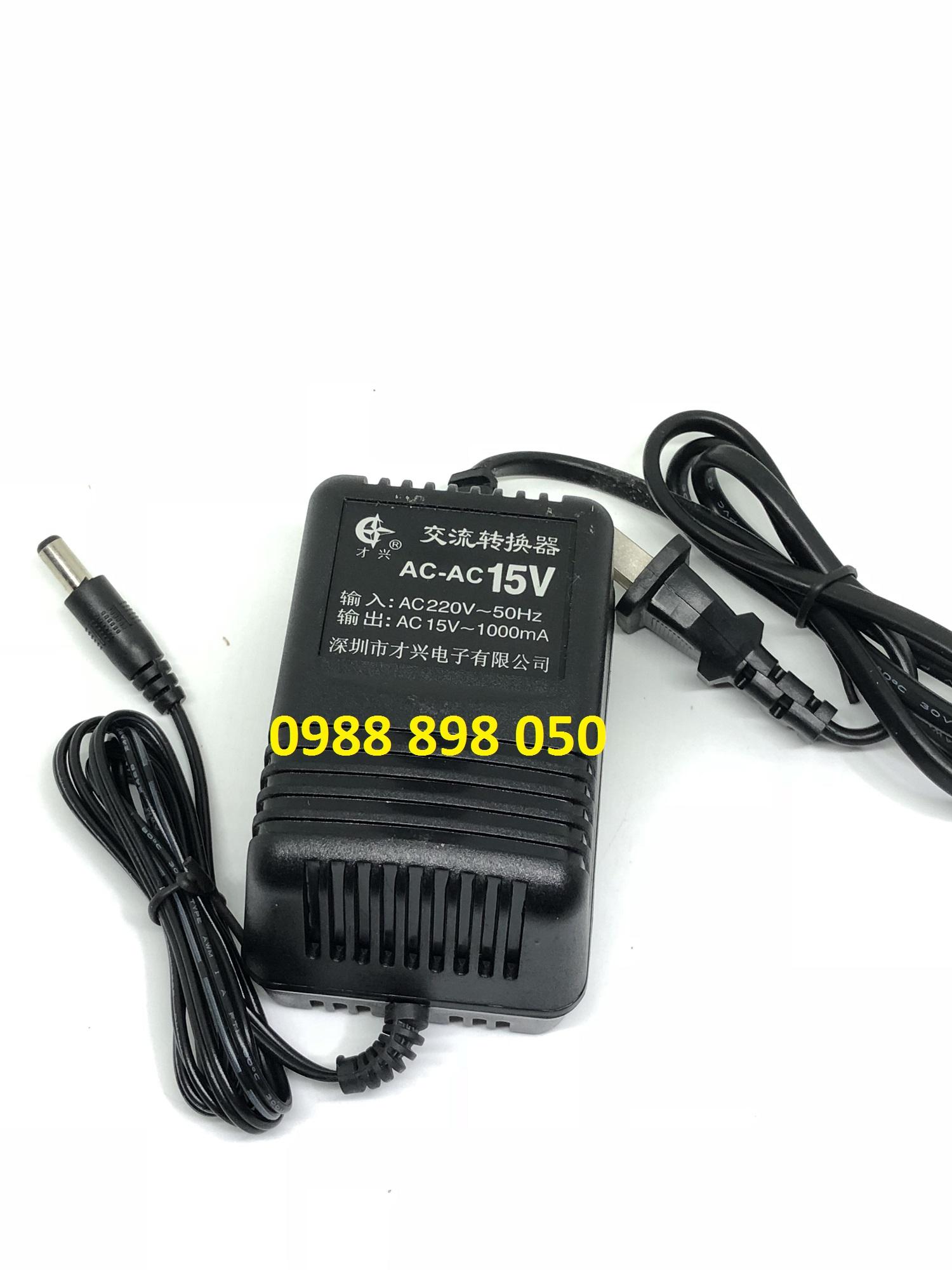 Adapter điện xoay chiều ac 15v1a