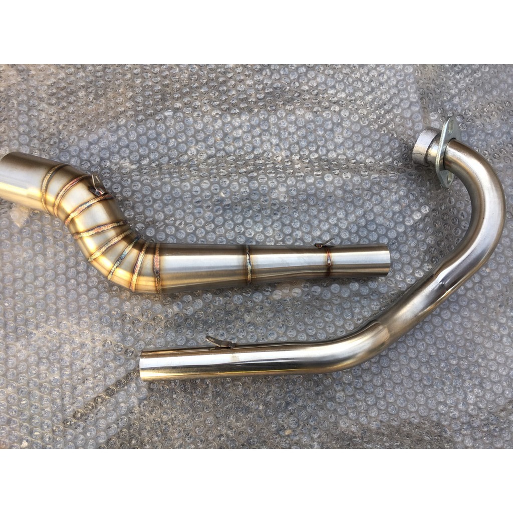 Cổ Pô 2 khúc from STB gắn pô Lon Dành cho Exciter 150