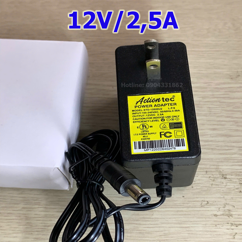 Camera Video Recorder Sources Include 12V/1A, 12V/2A, 12V/2.5A, 12A/6A, Good Quality and Operate Smoothly. Adapter 12V/2.5A, Adapter 12V/56