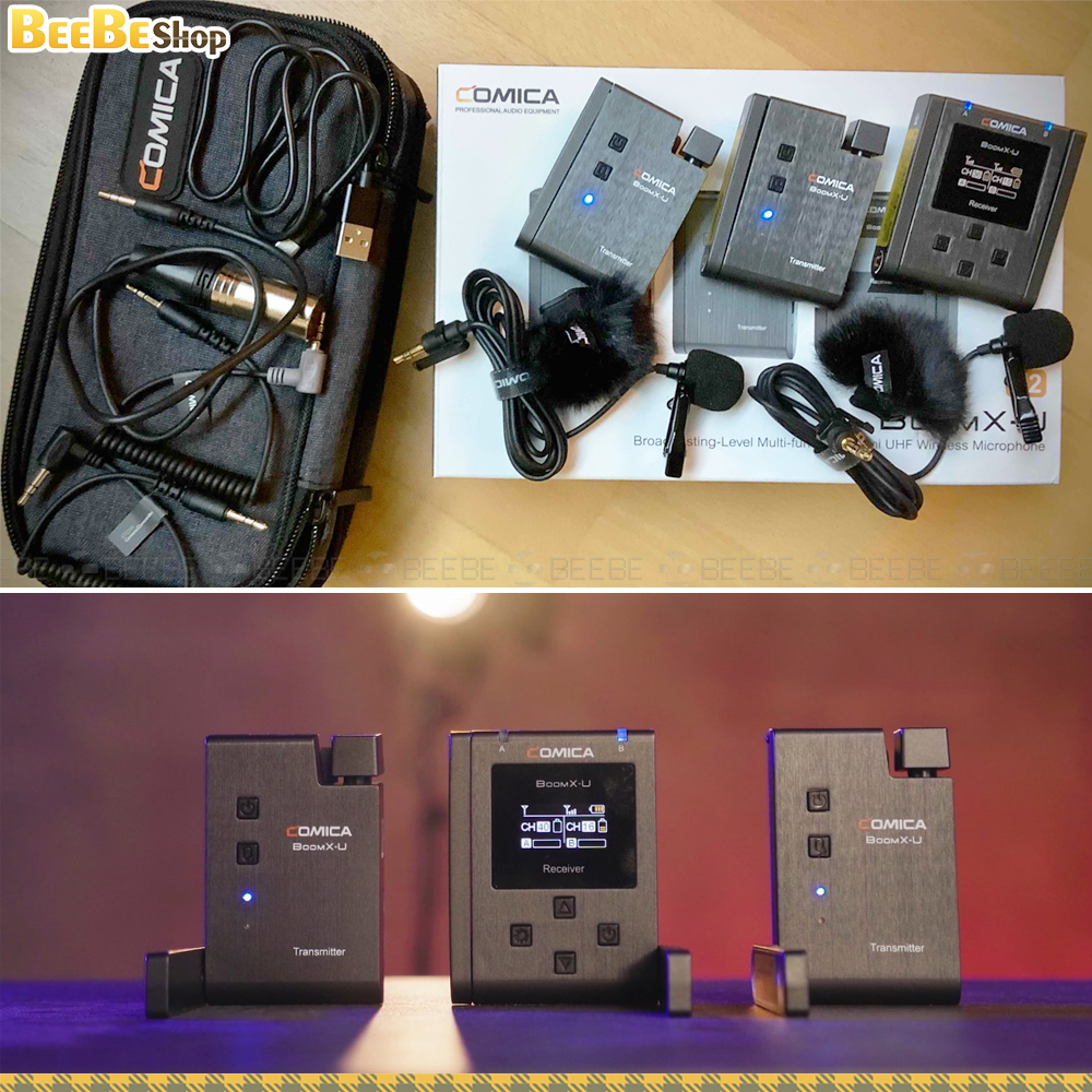 Comica BoomX-U U1 - Multifunction wireless microphone with UHF