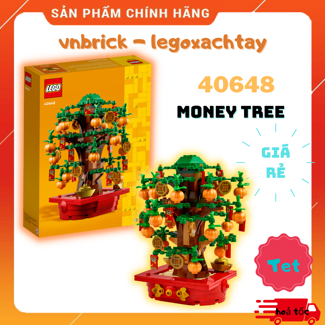 Lego tết 40648 cây t.iền money tree