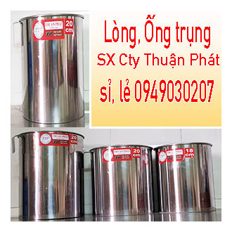 Ống/ Lòng trụng hủ tiếu, phở inox 430 (đường kính 18-20cm)