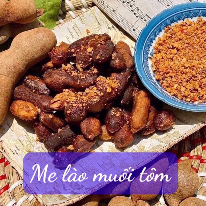 Me lào muối tôm 500g