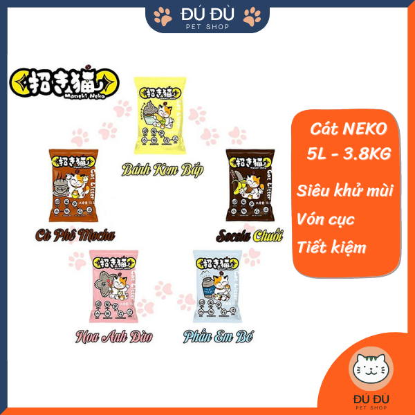 Cát Vệ Sinh Mèo Nhật Bản Maneki Neko 5L