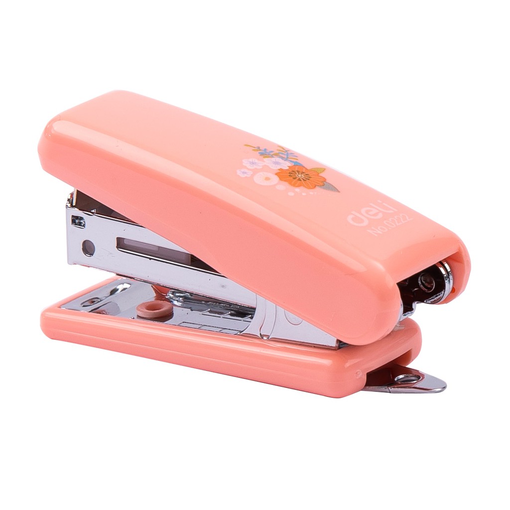 Dập ghim học sinh mini số 10 DELI, 12 trang, E0222