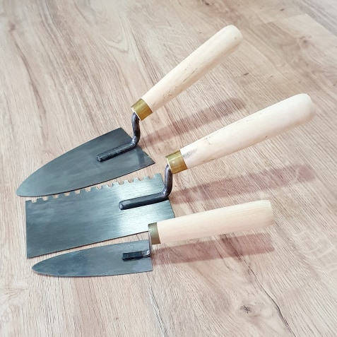 [HCM]Bộ 3 Bay Xây Tô Chuyên Dụng Gồm Bay Vuông Răng Cưa ( Răng 7mm) + Bay Tam Giác + Bay Chỉ