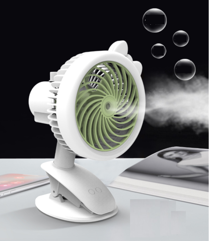 Xả 260 Quạt phun sương mini tích điện tiện lợi có kẹp để bàn như điều hòa mini, Quạt Phun Sương Hơi Nước Để Bàn Clip Fan có thể kẹp ở cạnh bàn