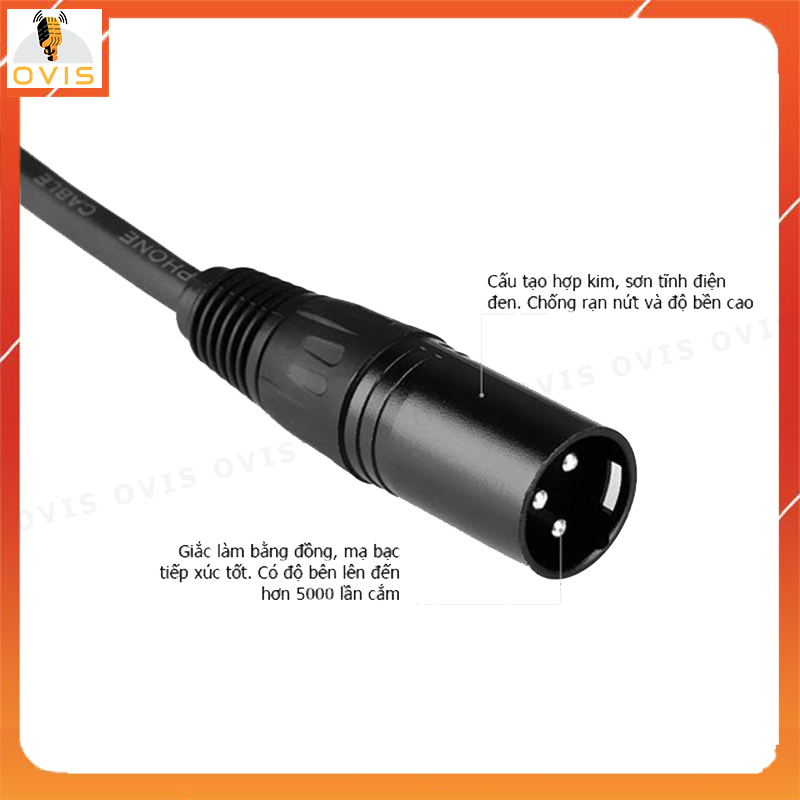 Cáp Micro XLR-XLR | Soundking B07