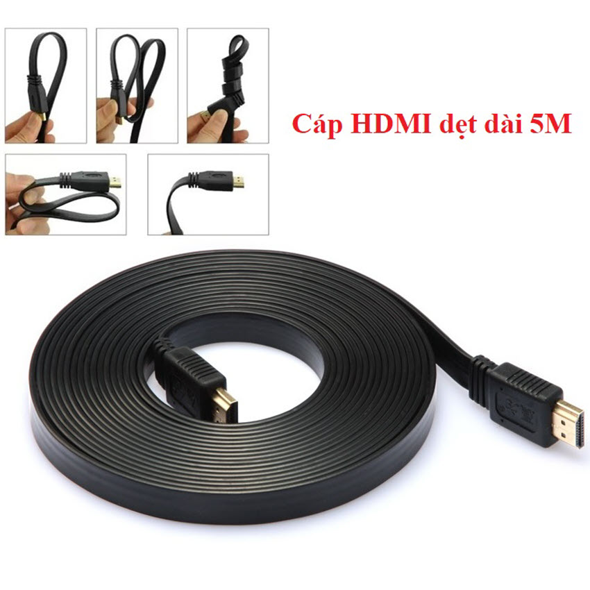 Cáp HDMI loại dẹt dài 10m