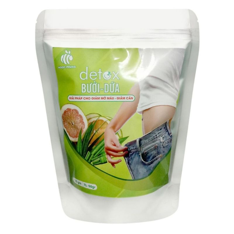 2 Gói Detox Bưởi Dứa Hỗ Trợ Giảm Cân giá rẻ