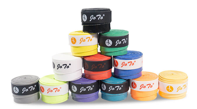 JOTO Multicolor Non-Slip Tennis Racket Grips - Sweat Absorbent Grip Tape for Badminton/Handball, Comfort Fit