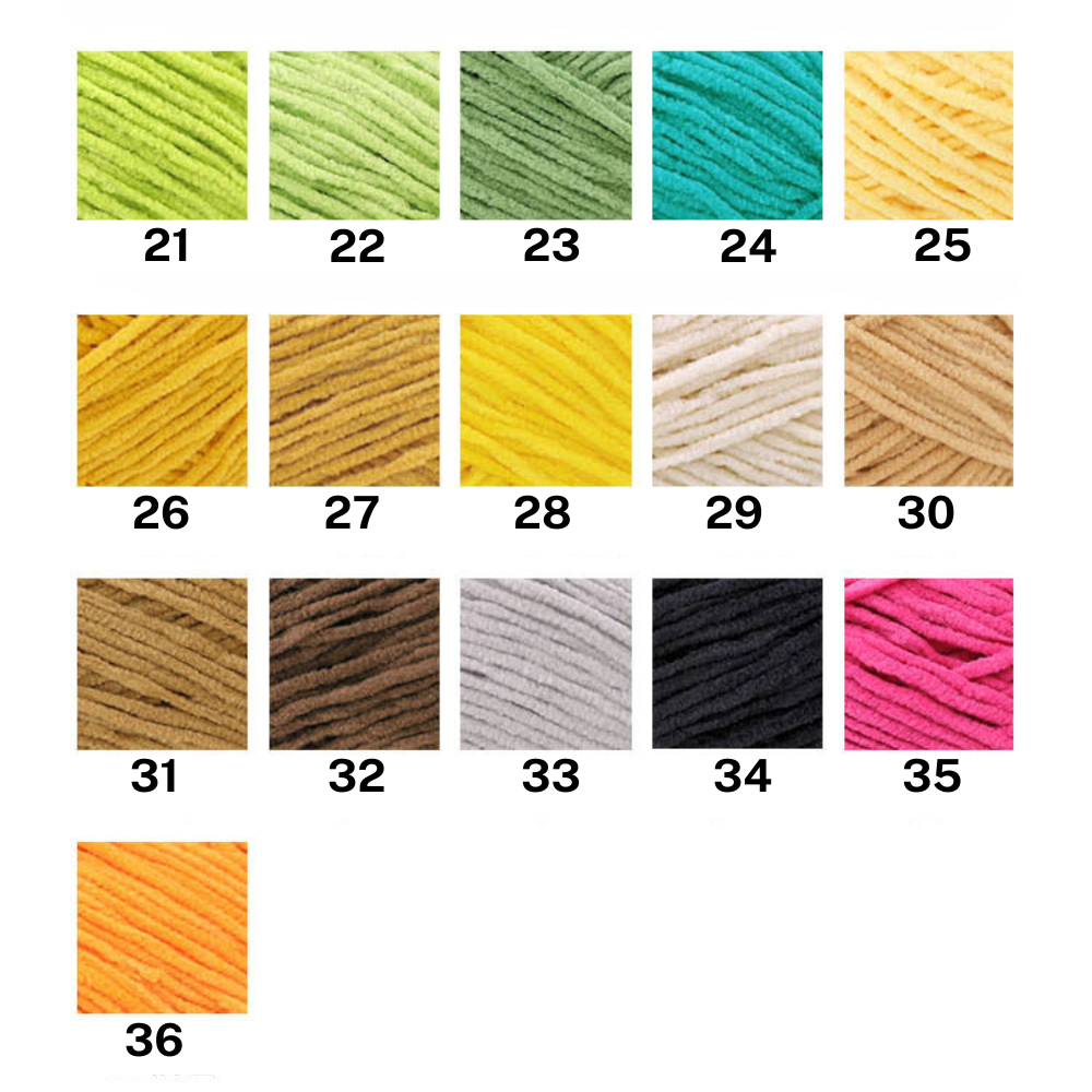 Len Nhung Baby 3mm, Len Bông Sữa (Cuộn 50G)