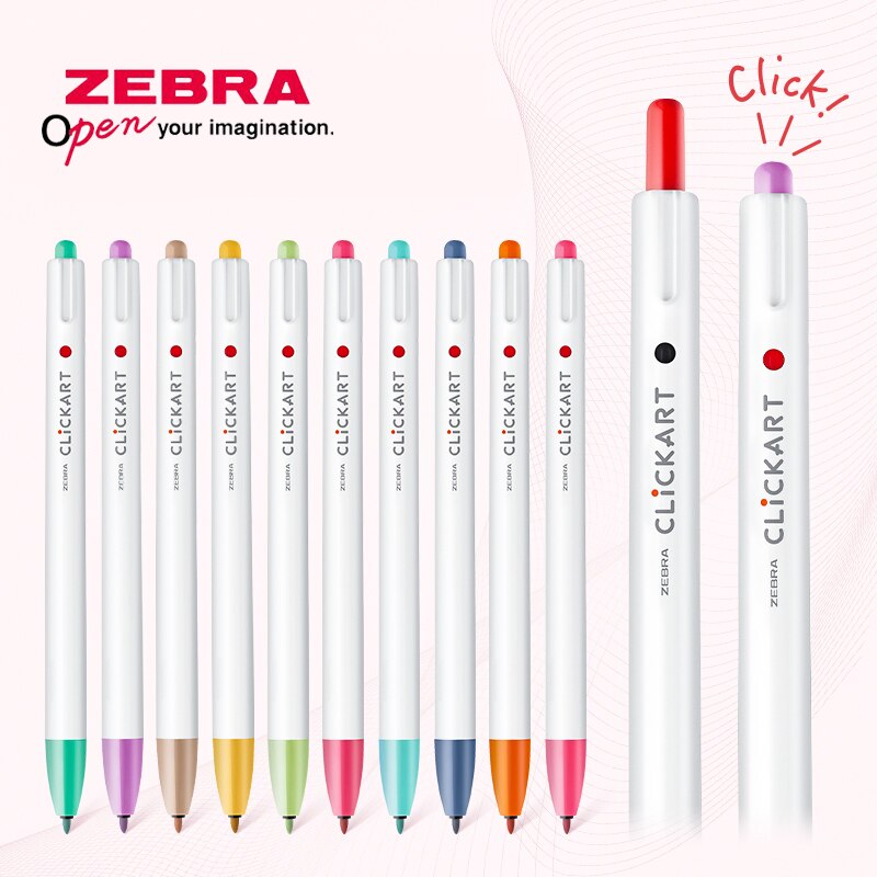 Bút Zebra click art Knock sign pen cỡ 0.6mm