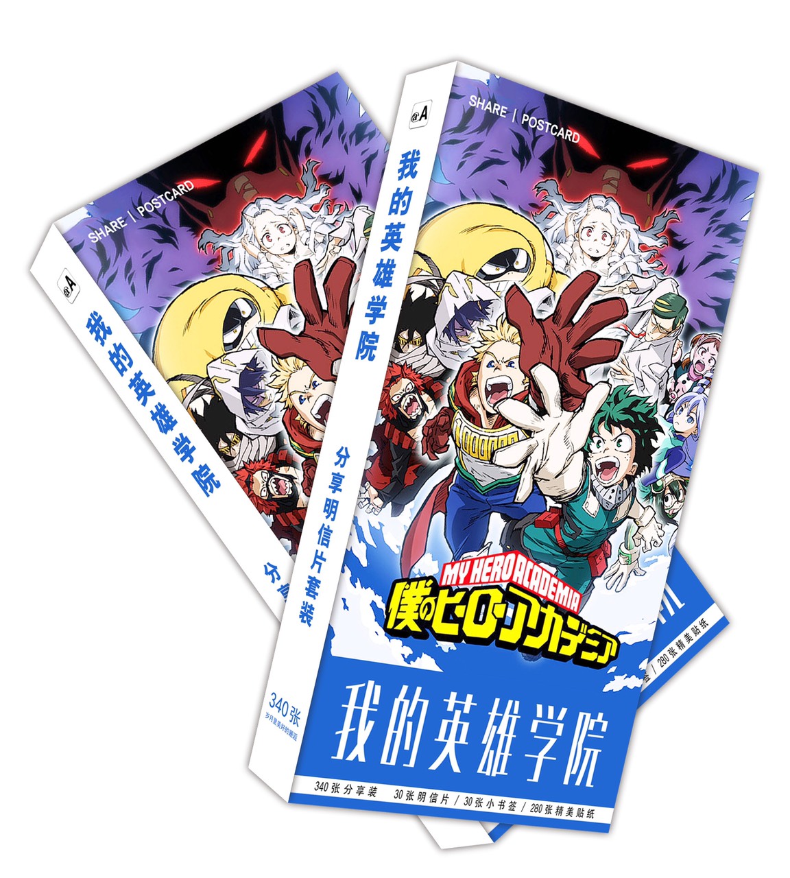 Hộp ảnh Postcard My hero academia học viện anh hùng bộ ảnh có ảnh dán lomo postcard bưu thiếp