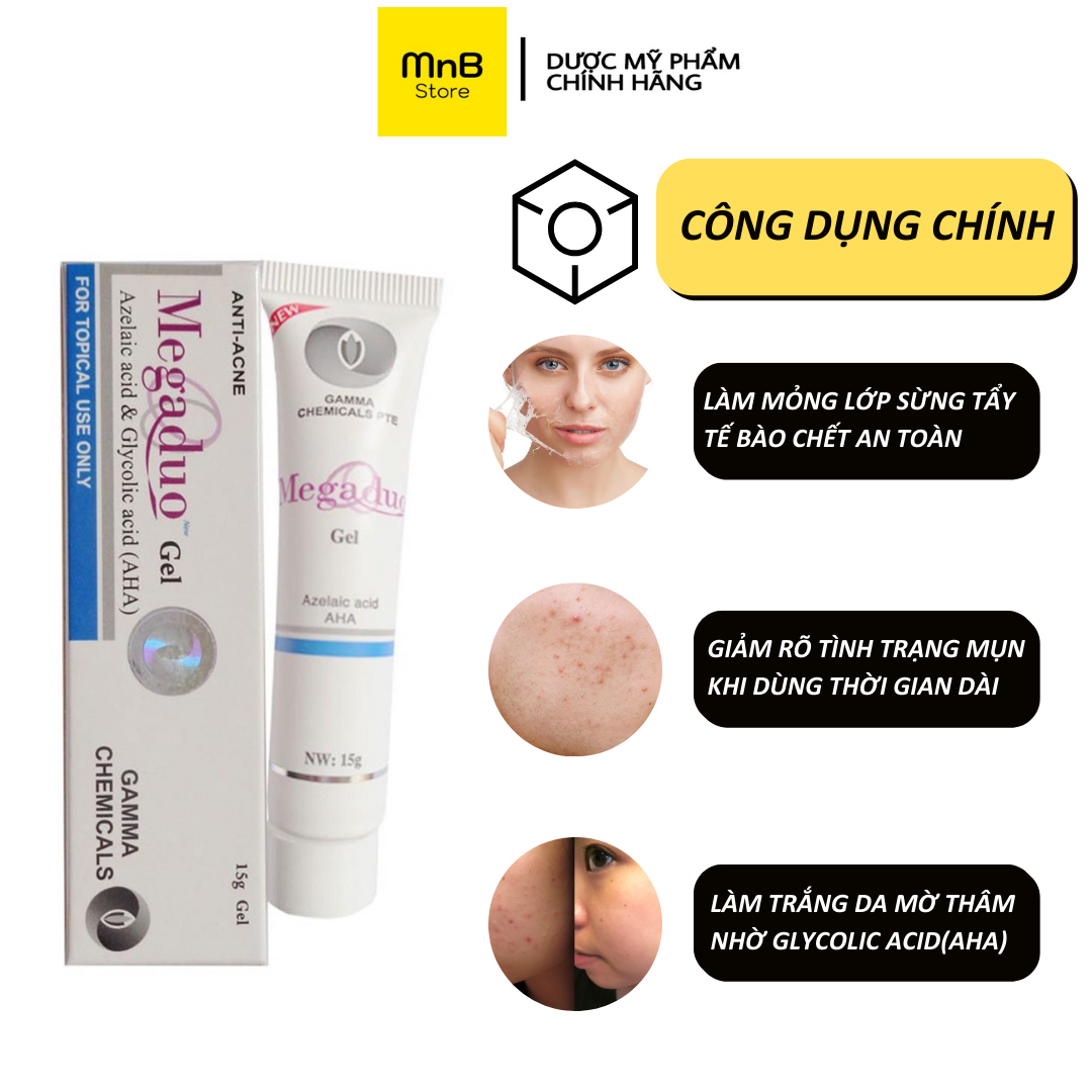 Megaduo Plus Gel (Retinal + Salicylic Acid + AHA) 15g