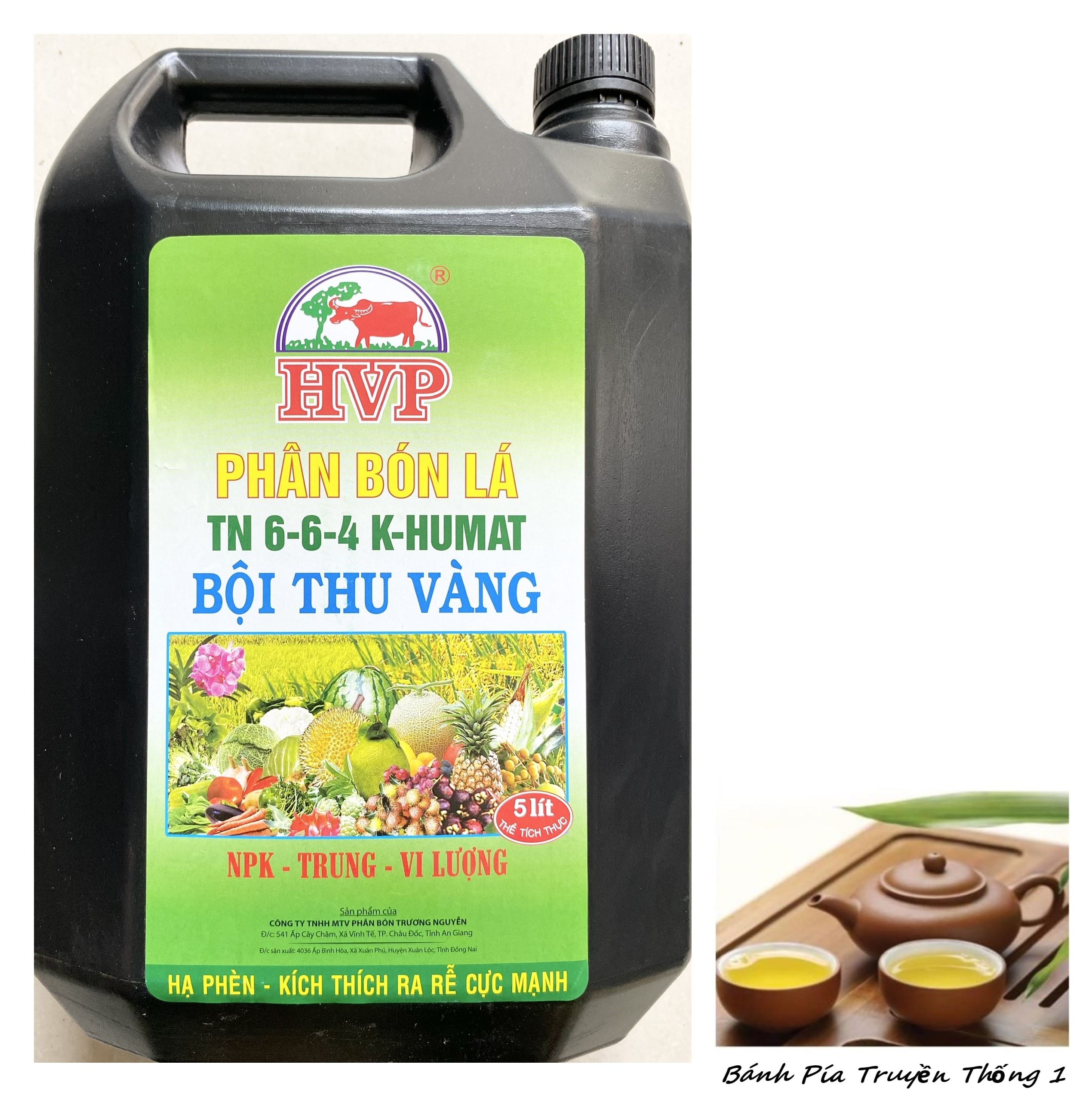 Hvp phân bón lá - tn 6-6-4 k-humat - #235a# 5 lít