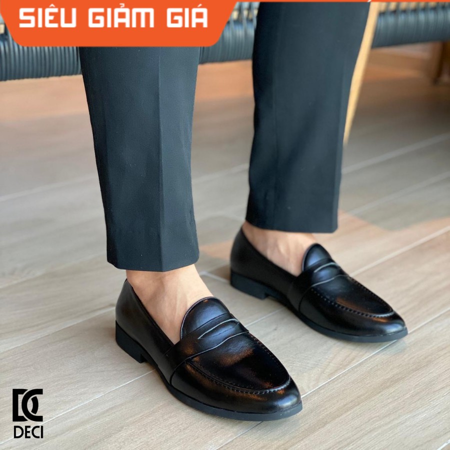 Giày lười tây nam công sở da pu cao cấp g28