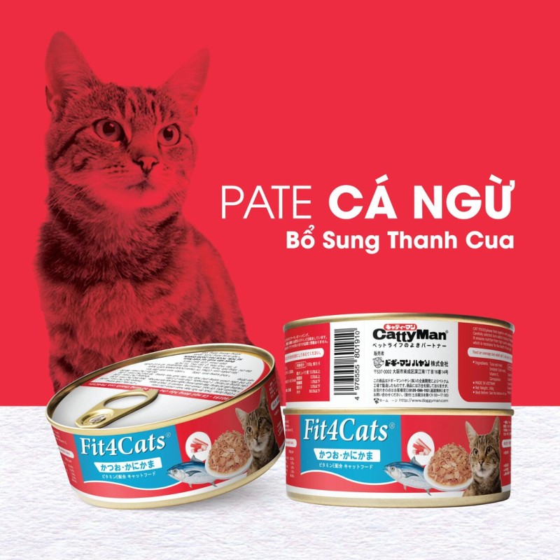 CATTYMAN JAPAN combo 10 lon Pate 160GR cá ngừ MIX VI cho mèo