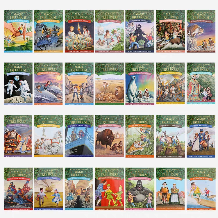Magic Tree House Boxed Set - Sách nhập khẩu - Part1 - Tâp 1-28