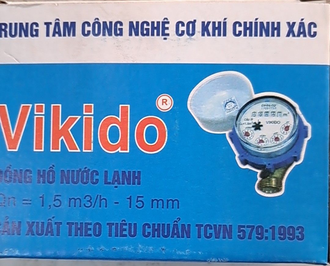 Đồng Hồ đo nước Vikido DN15