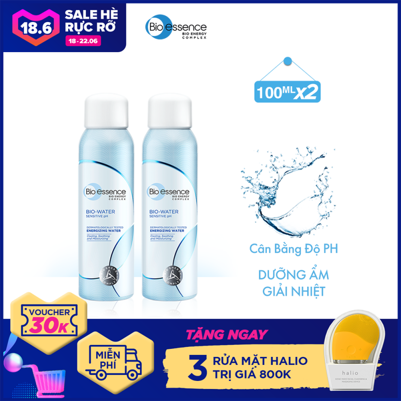 Combo 2 Nước xịt khoáng dưỡng da Bio-Water Energizing Water 100ml