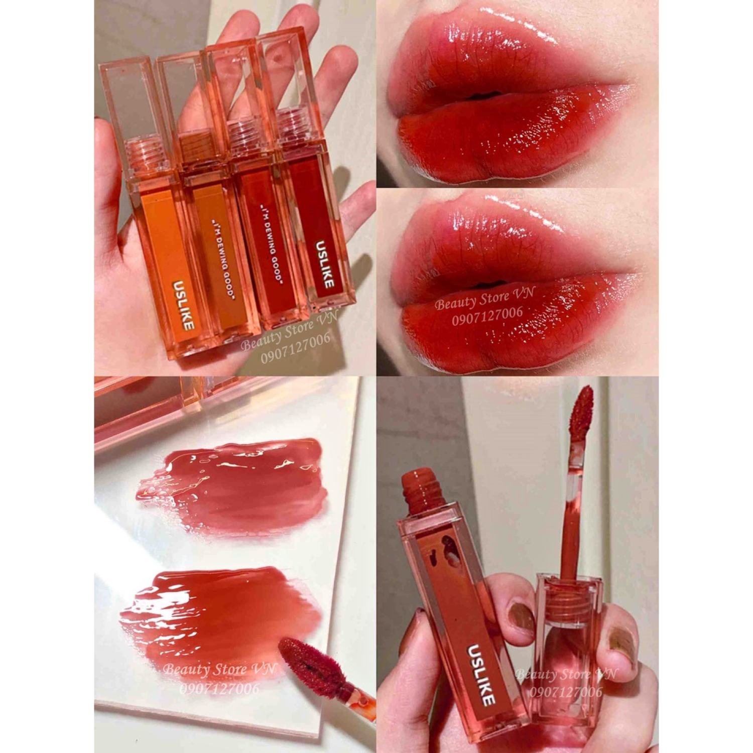 [FREESHIP💋] Son Bóng Gương Dupe Amuse Dew Tint