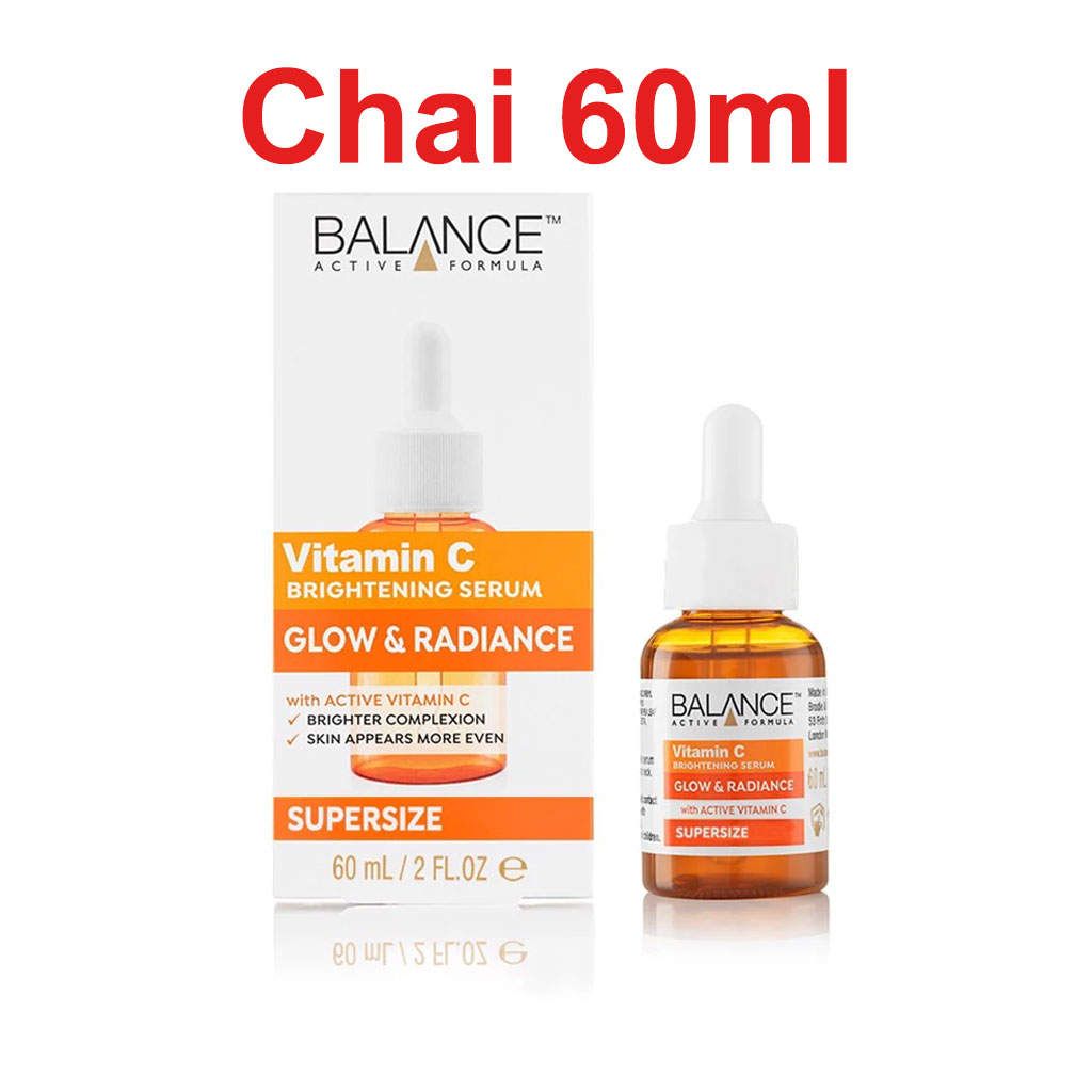Tinh chất Serum Vitamin C Balance Active Formula Dưỡng Sáng Da Mờ Thâm nám sạm da 30ml - 60ml