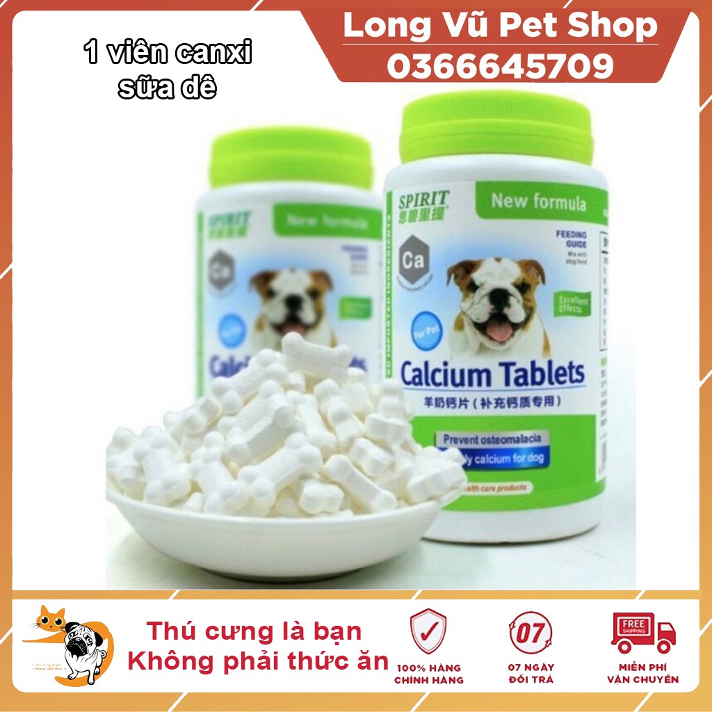 1 viên Canxi sữa dê thơm miệng , sach răng