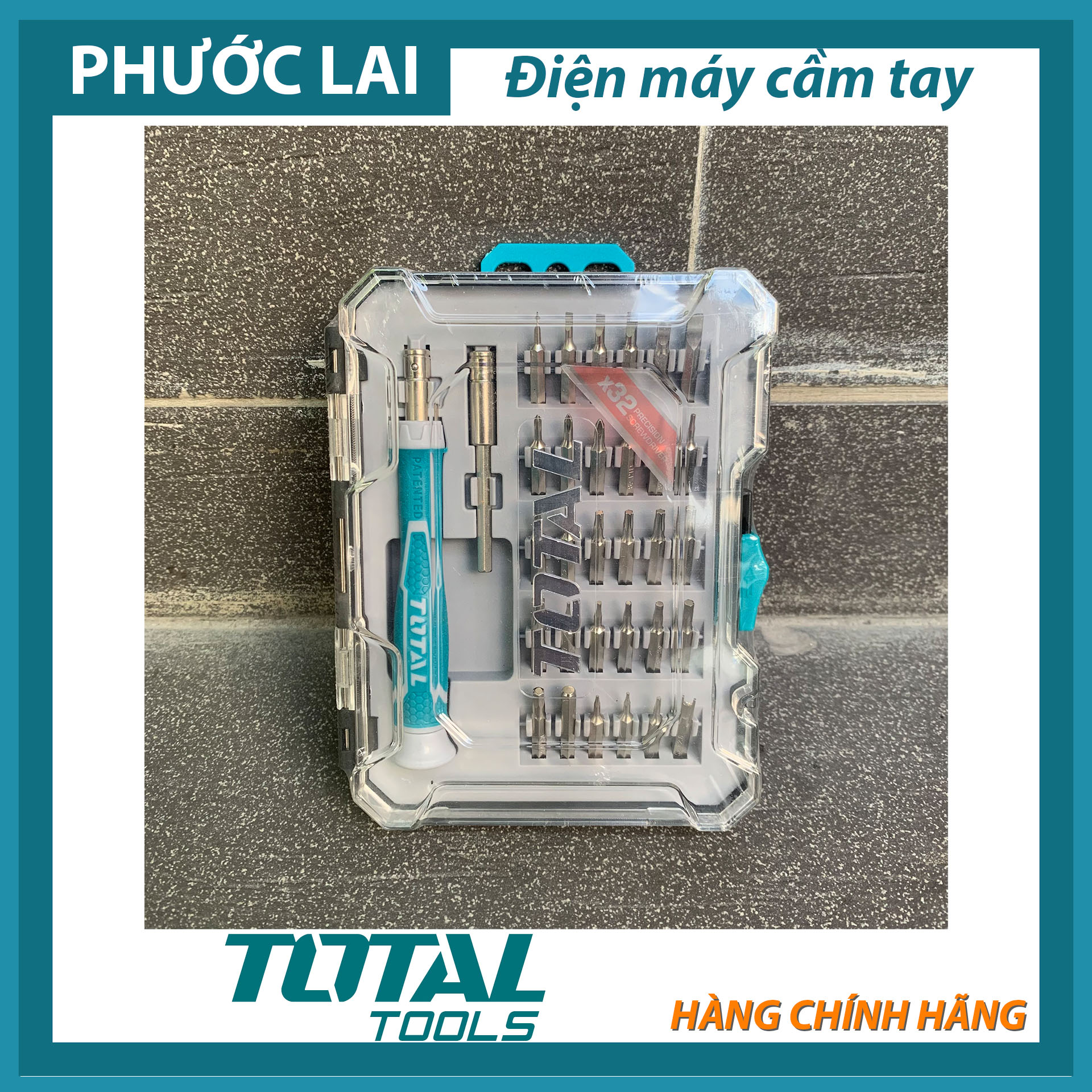 Bộ 32 tua vít chuẩn (Chính Hãng) TOTAL TACSD30326