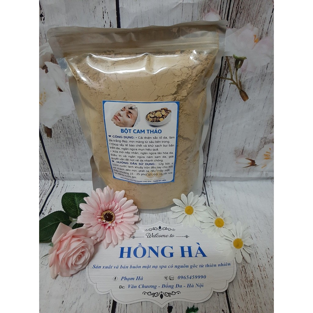 Bột Cam Thảo Handmade - Trắng Da, Giảm Mụn 100gr