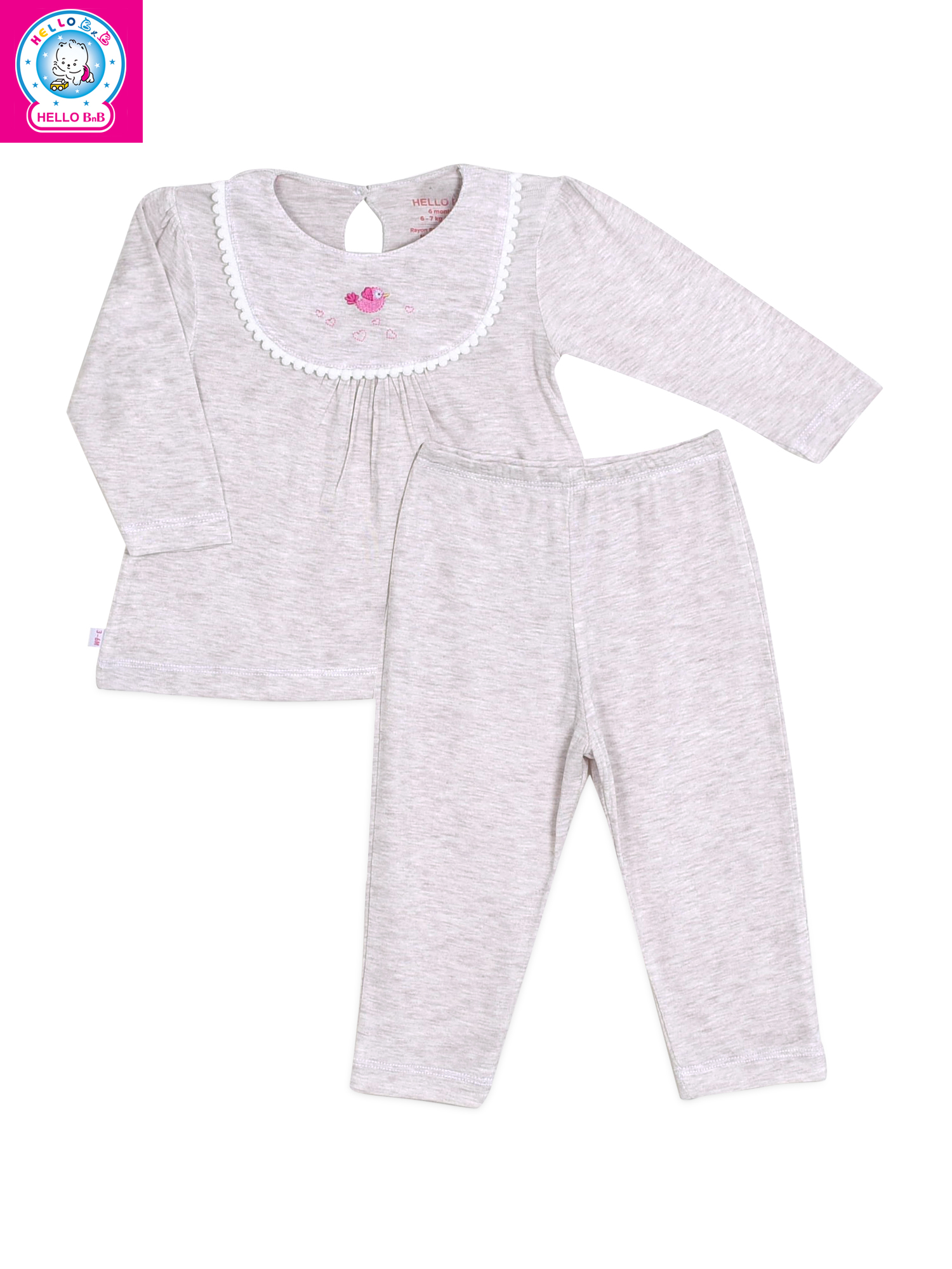 Bộ dài bé gái đính ren BSS1713 - HELLO BnB