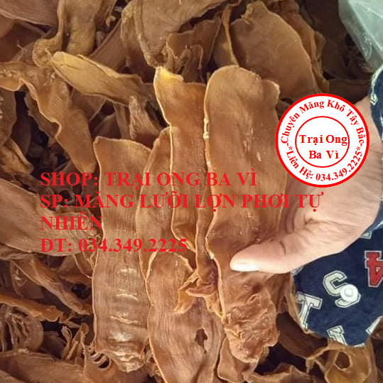 Măng lưỡi lợn khô rất non 500 gam