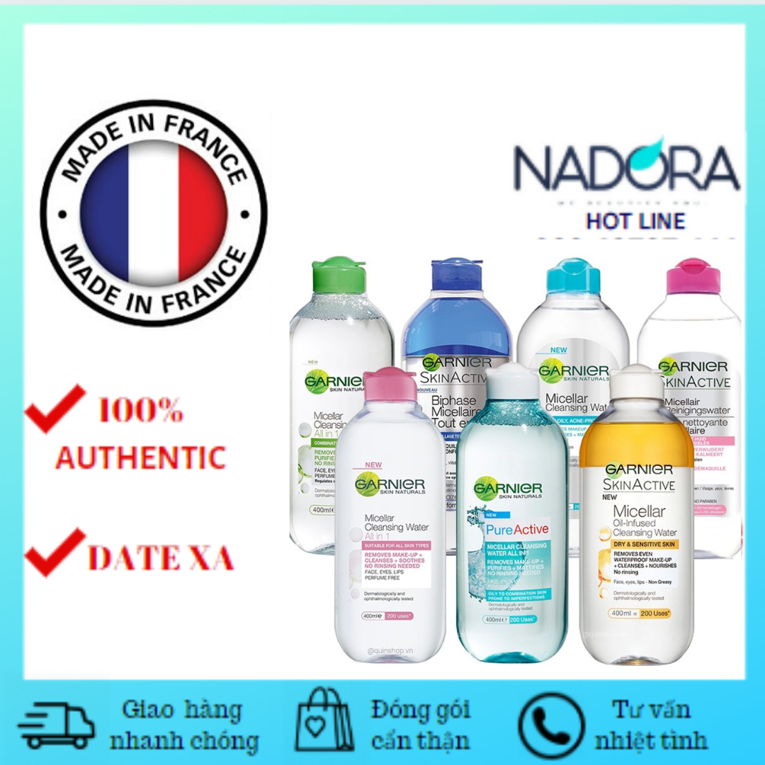[Phân Loại/Size] Nước tẩy trang Garnier Micellar Cleansing Water