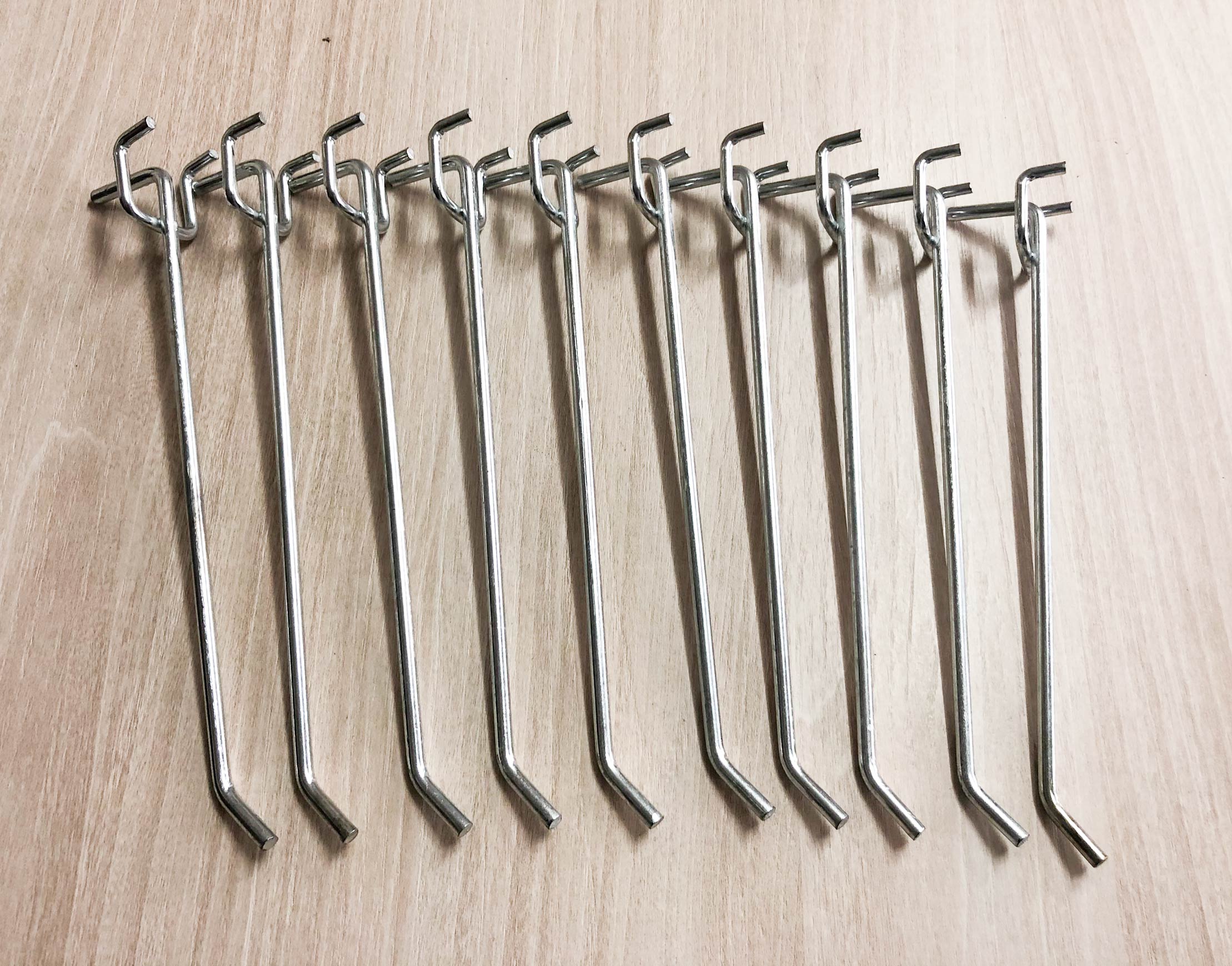 Combo 20 móc đơn gắn tôn lỗ 20cm mạ kẽm