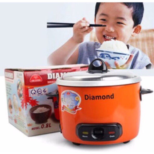 Nồi cơm điện nắp rời 0.8 lít Kim Cương