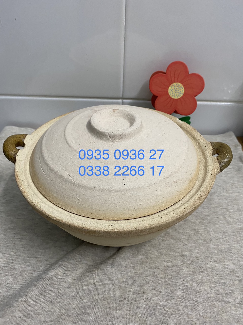 278.  Nồi tráng men đất cát trắng Phú Yên