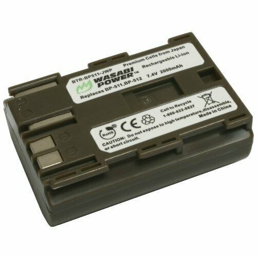 Pin wasabi bp-511 for 5d, 10d, 20d, 20da, 30d, 40d, 50d, 300d