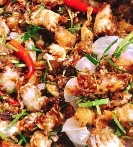 Ghẹ sữa rim lá chanh - cực ngon - 250g