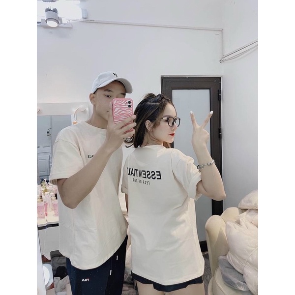 Áo phông thụng chữ Essen nam nữ gs85