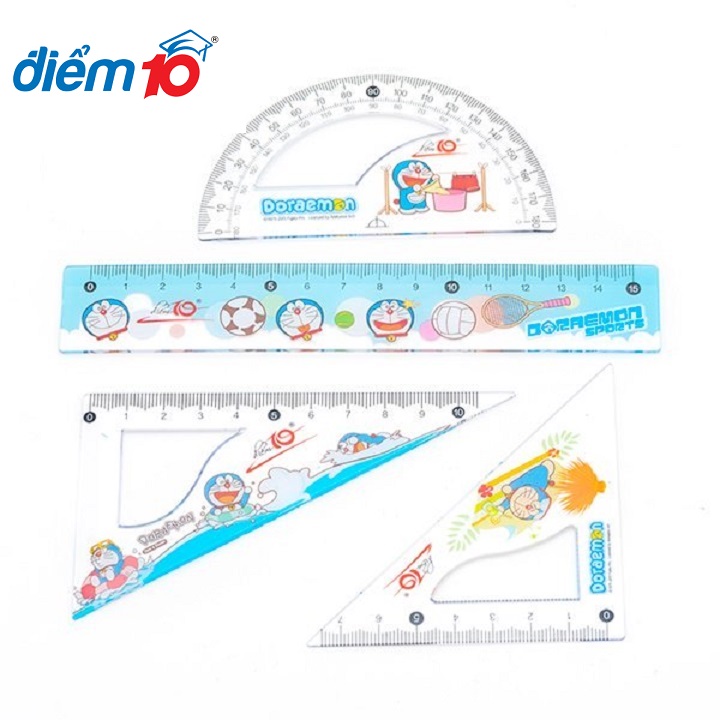 Bộ Thước Kẻ Điểm 10 Doraemon TP-SR09/DO
