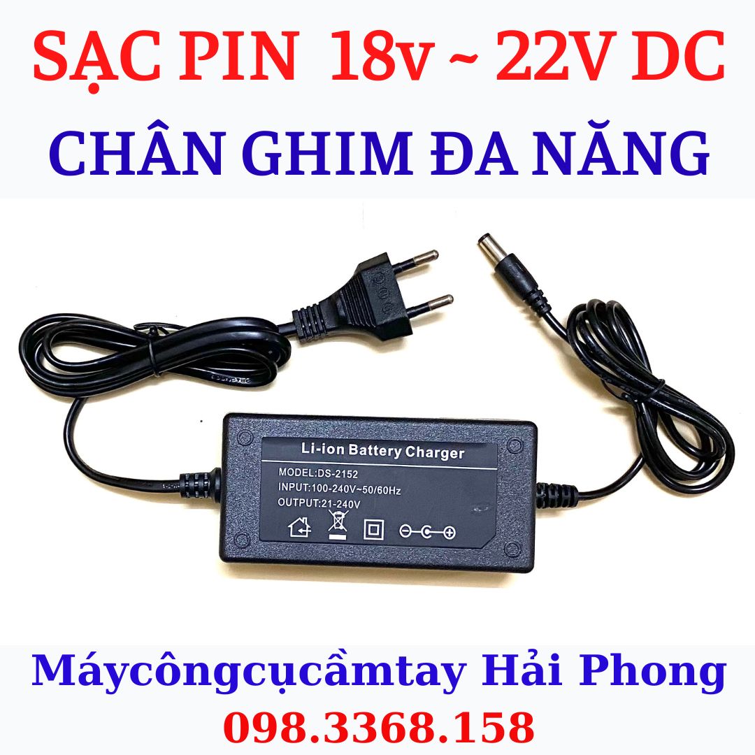 PIN & SẠC 21V DC chân pin Mod.2017 . PIN  5 Cell - 10 Cell CAO CẤP