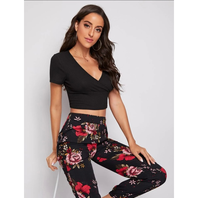 [ SIZE LỚN BIGSIZE 55Kg-100Kg ] AMS4 CROPTOP ĐẮP CHÉO