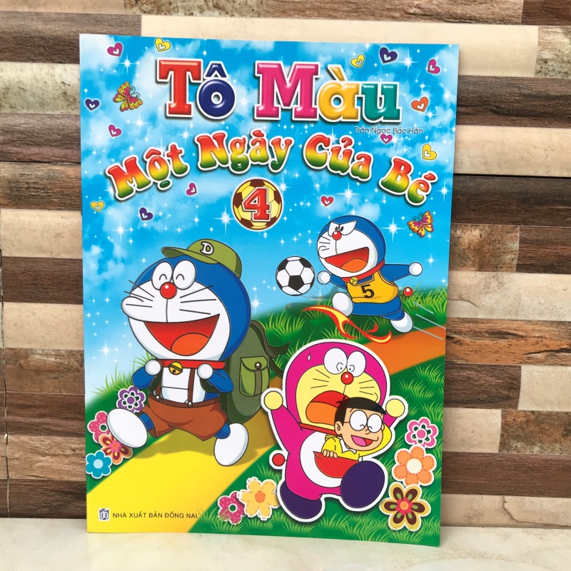 Tập tô màu cho bé dorremon [ VPP Trí Nhân ]