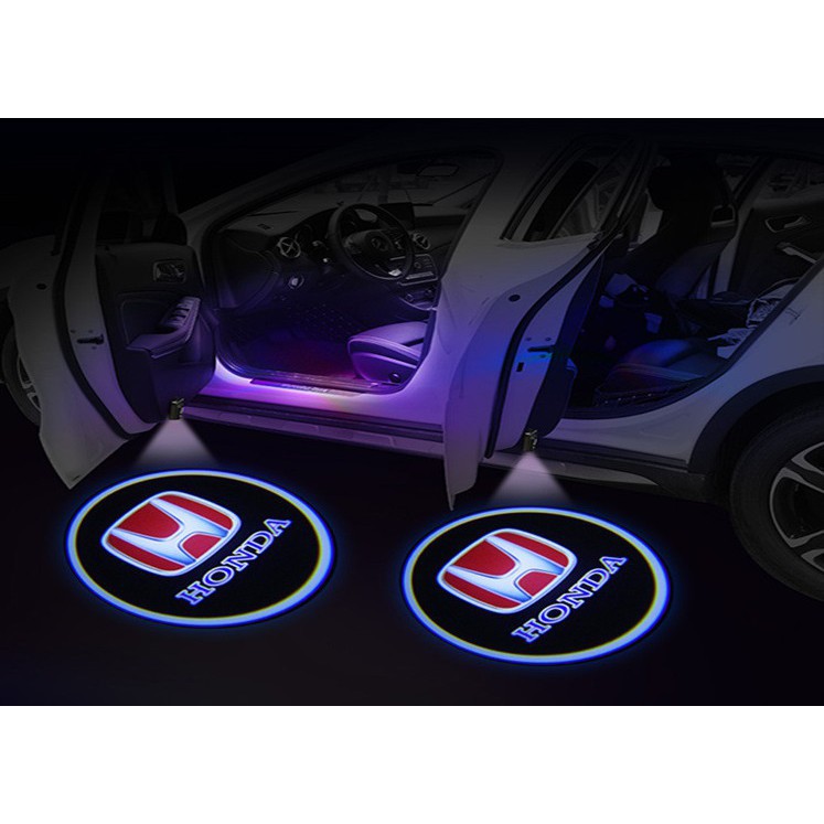 Đèn cảnh báo mở cửa chiếu Logo,  thương hiệu HONDA