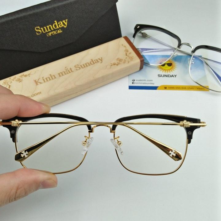 Gọng kính cận chrome heart CH12
