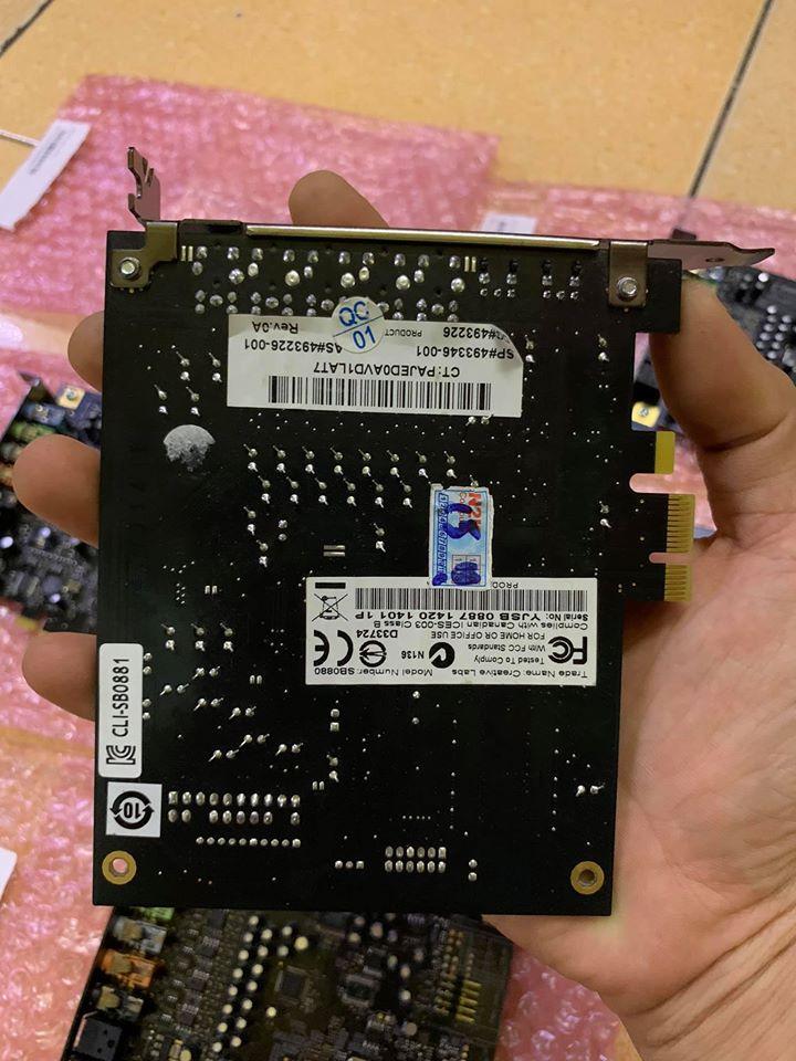 CARD ÂM THANH CREATIVE X-FI TITANIUM SB0880