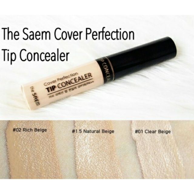 CHE KHUYẾT ĐIỂM THE SAEM COVER PERFECTION TIP CONCEALER HÀN QUỐC SIÊU HOT