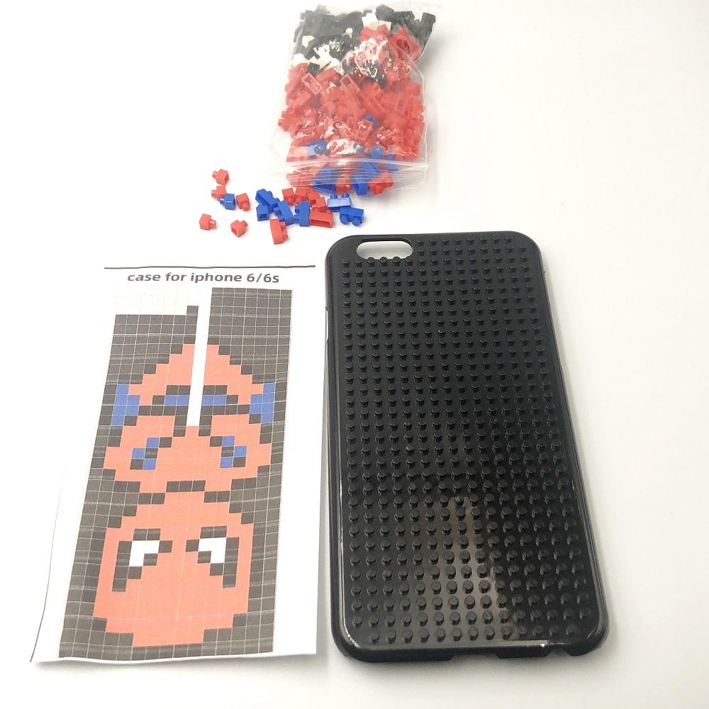 Ốp lưng Iphone 7 plus, iphone 8 plus lắp ghép lego mẫu siêu anh hùng spiderman